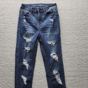 Vanilla Star  Ripped Distressed High-Rise Jeggings Jeans Size 0